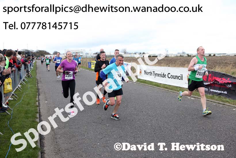 North Tyneside 10k Road Race, Whitley Bay. Photo: David T. Hewitson/Sports for All Pics